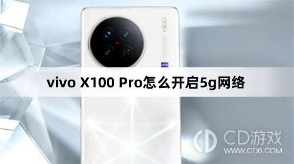 vivo X100 Pro开启5g网络方法?vivo X100 Pro怎么开启5g网络