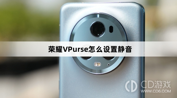 荣耀VPurse设置静音教程介绍?荣耀VPurse怎么设置静音