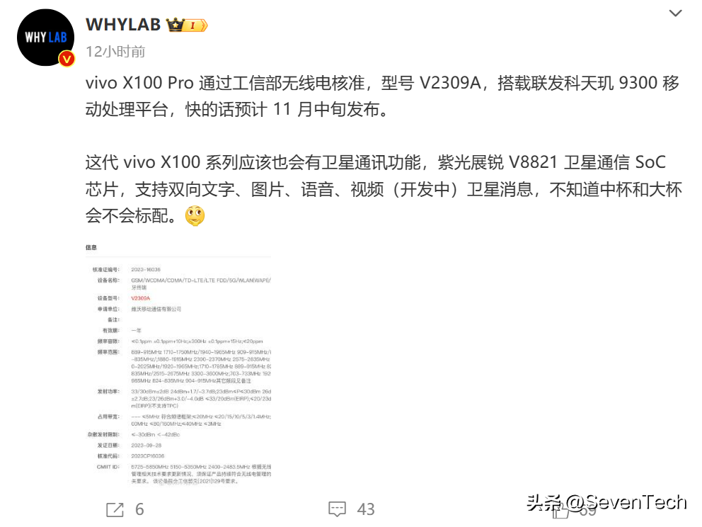 vivox100pro有卫星通话吗?是国产的通话芯片吗