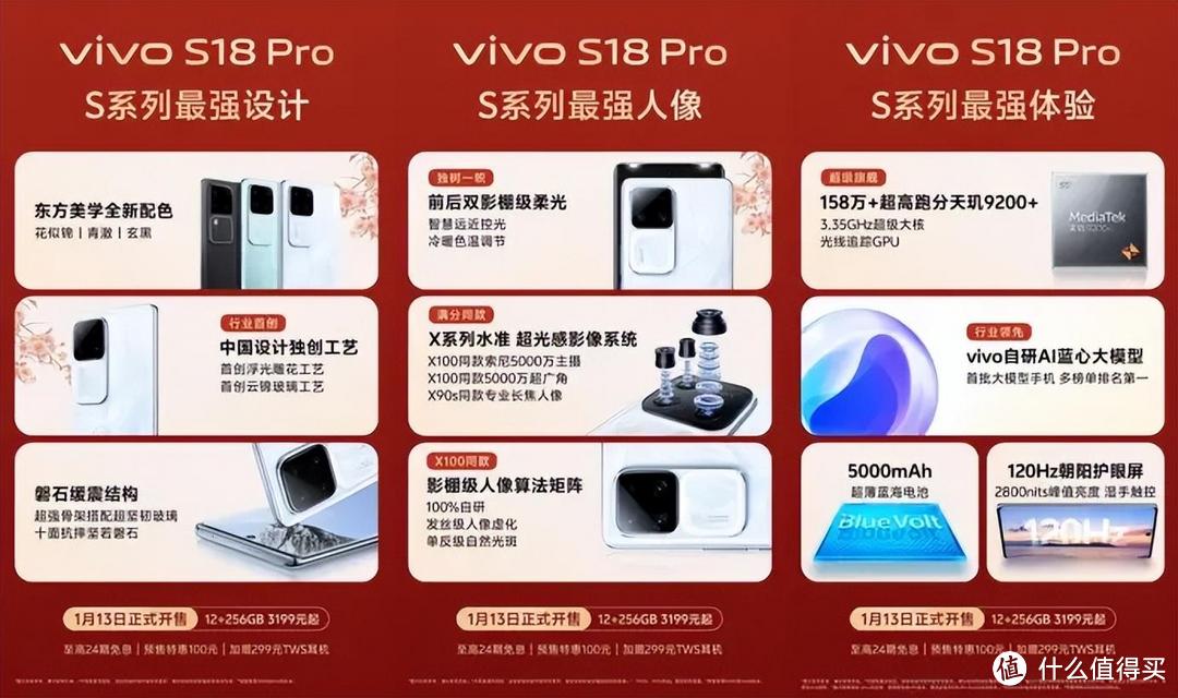 vivo S18 Pro正式开售，新年换新机！不容错过