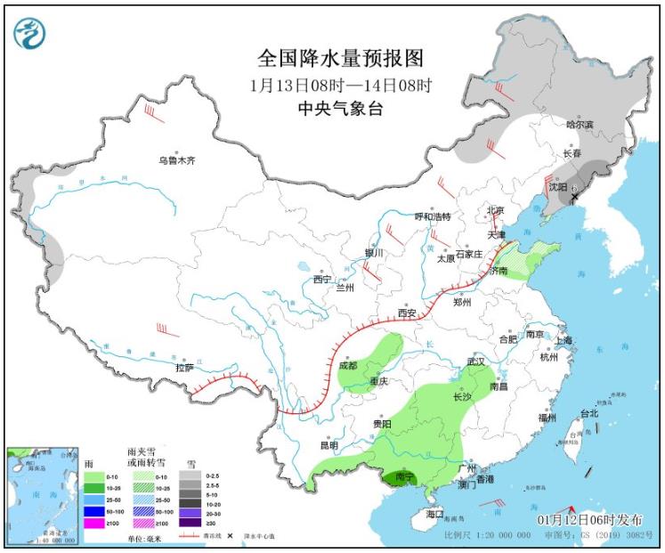 冷空气继续影响东北内蒙古将迎降温 河北山东大雾弥漫