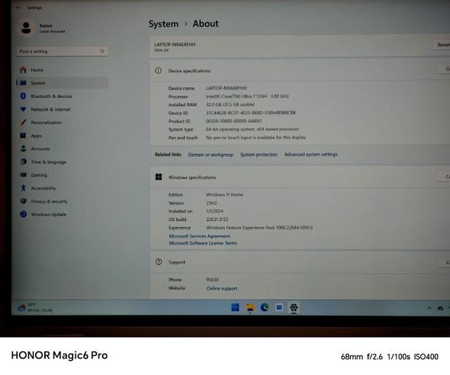 荣耀首发AI PC MagicBook Pro 16发布: 组网速度提升500%