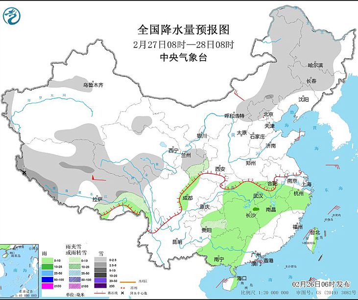 湖南广东等地气温仍明显偏低 江淮江南等地有小到中雨