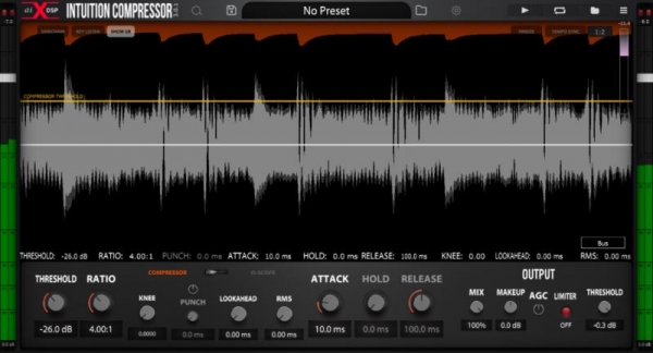 怎么安装aiXdsp Intuition Compressor免费版?音频压缩器使用教程