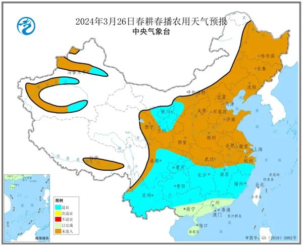 未来一周天气对春播总体有利 江南北部防范23至25日较强降水