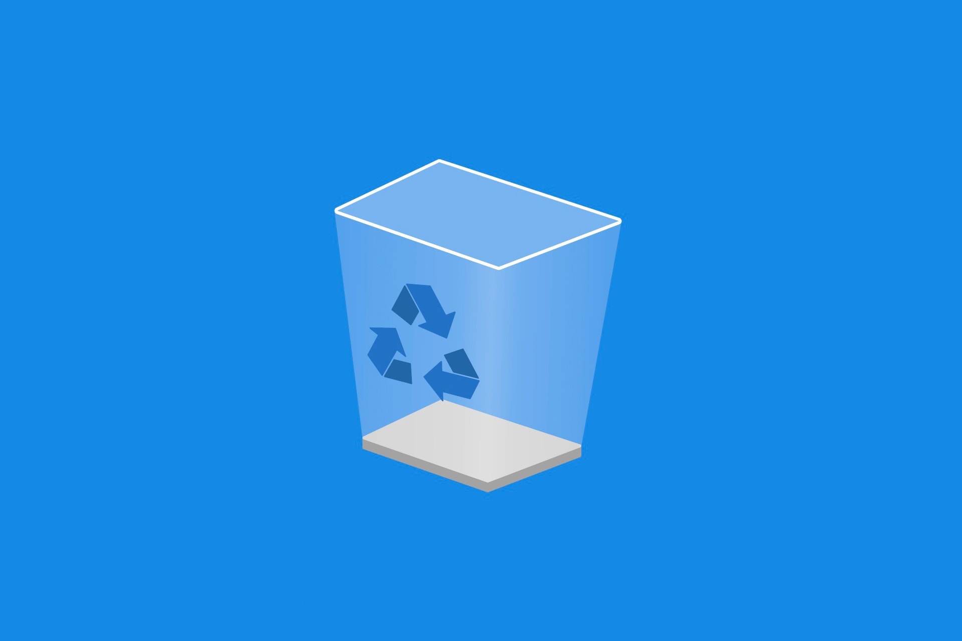 清空回收站 empty recycle Bin