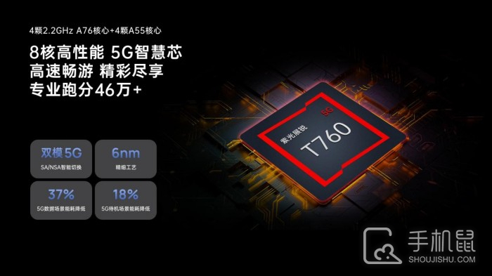 紫光展锐T760安兔兔能跑多少分？