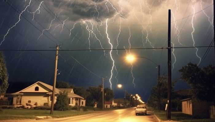 广州暴雨前夕野生动物园动物狂奔 场面十分壮观