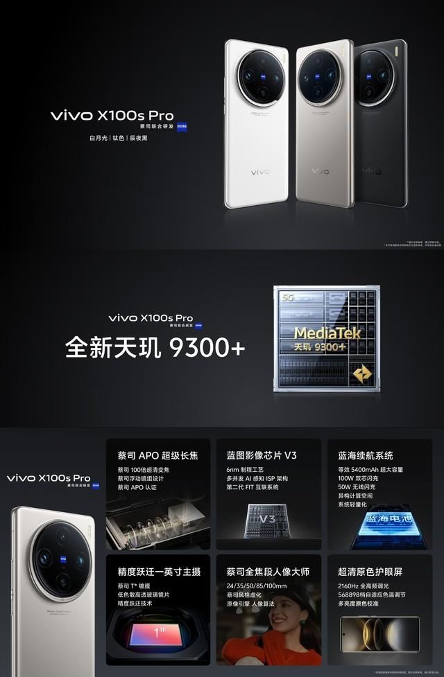 vivo X100系列怎么买? vivo X100S、S Pro、Ultra区别对比