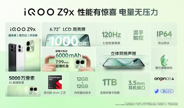 相差100元iQOO Z9x和iQOO Z8x怎么选? 两款手机区别对比
