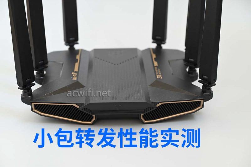 中兴问天BE7200Pro+路由器小包转发率性能实测