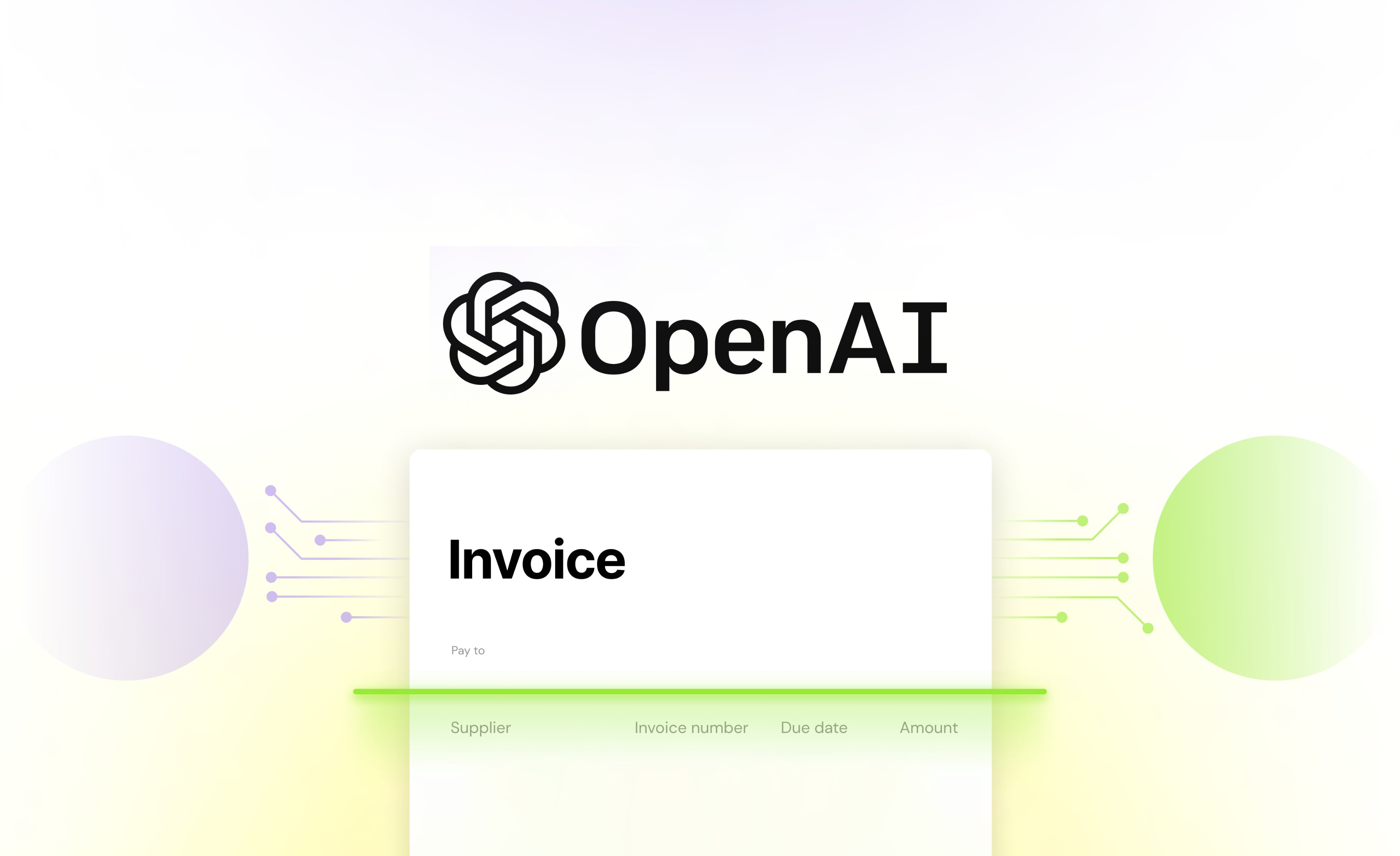 OpenAI invoice 发票账单收据