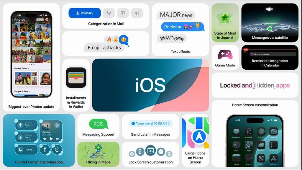 iOS18新功能汇总：终于有了AI、通话录音、游戏模式