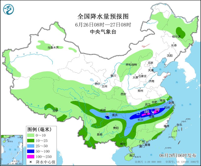 长江中下游地区遭遇持续强降雨侵袭 中央气象台发布暴雨橙色预警