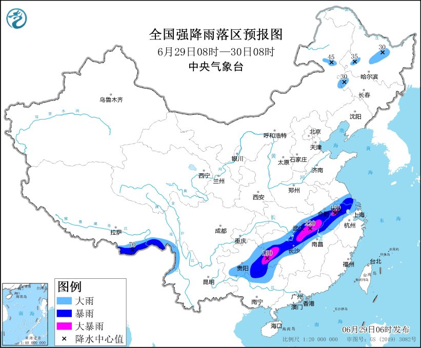 安徽湖北等地有强降雨 中央气象台继续发布暴雨强对流预警