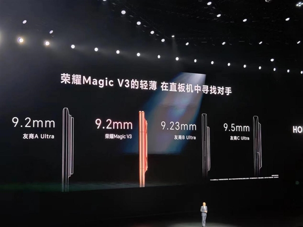 9.2mm、226g刷新折叠屏轻薄极限！荣耀Magic V3正式发布