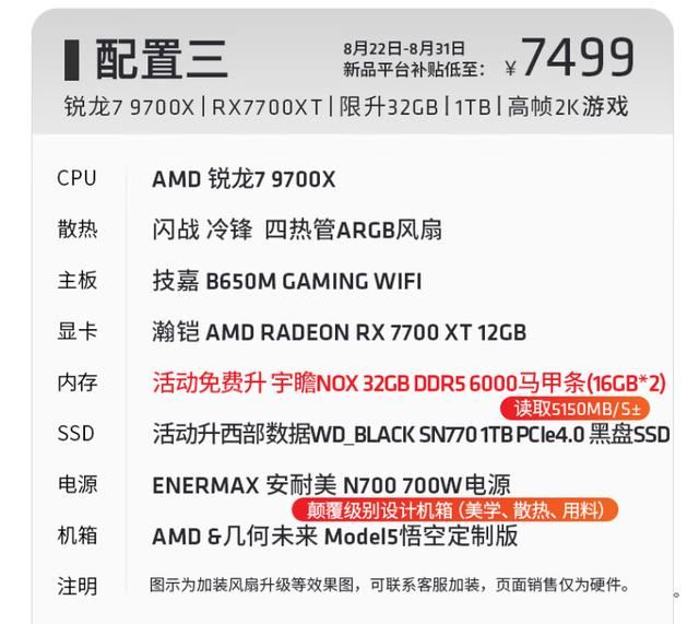 相差200元! ADM锐龙9700x和7800x3d对比测评