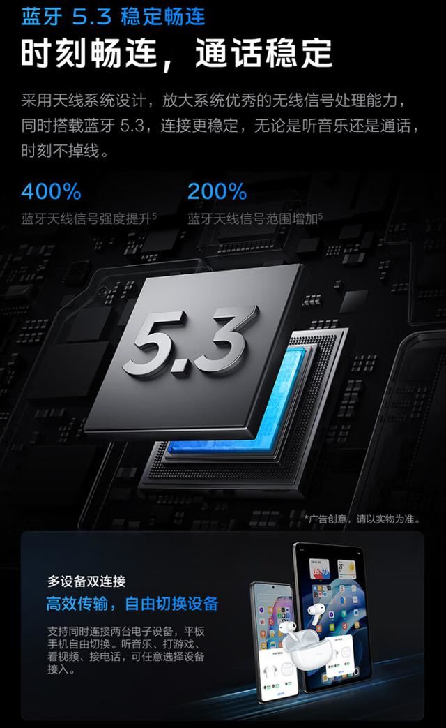 50小时超长续航! 99元vivo TWS 3i无线耳机开售