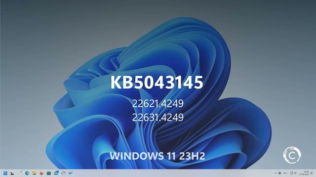 Win11 九月可选更新KB5043145发布:账户管理器新增注销选项等