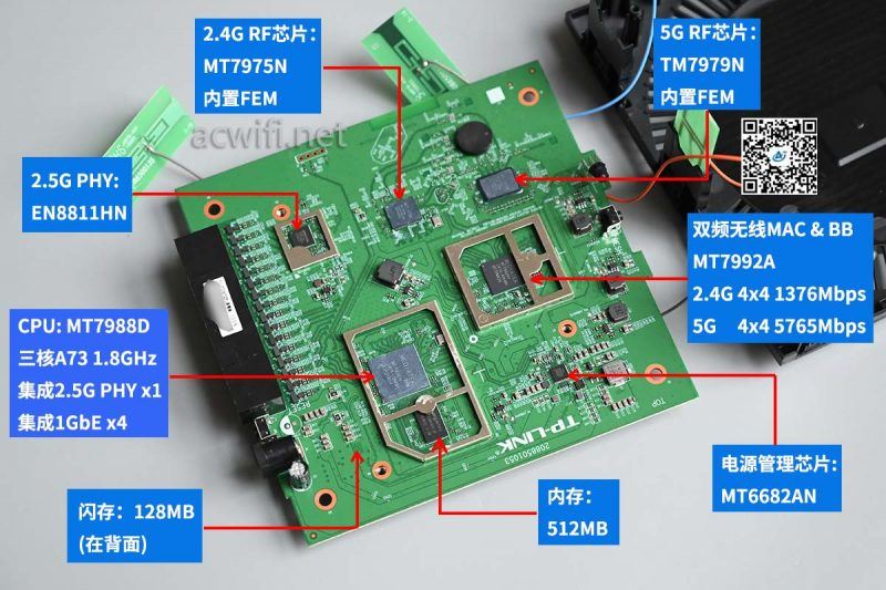 CPU不是6nm制程? TPLINK 7DR7250 WiFi7无线路由器拆机测评