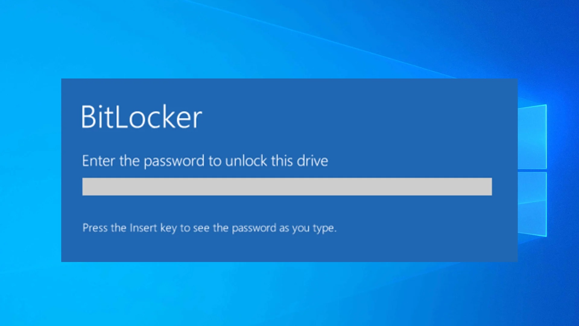 BitLocker 密码 BitLocker password