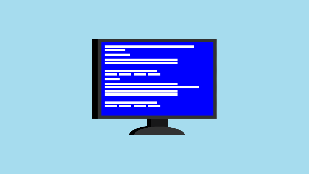 电脑蓝屏 Computer blue screen