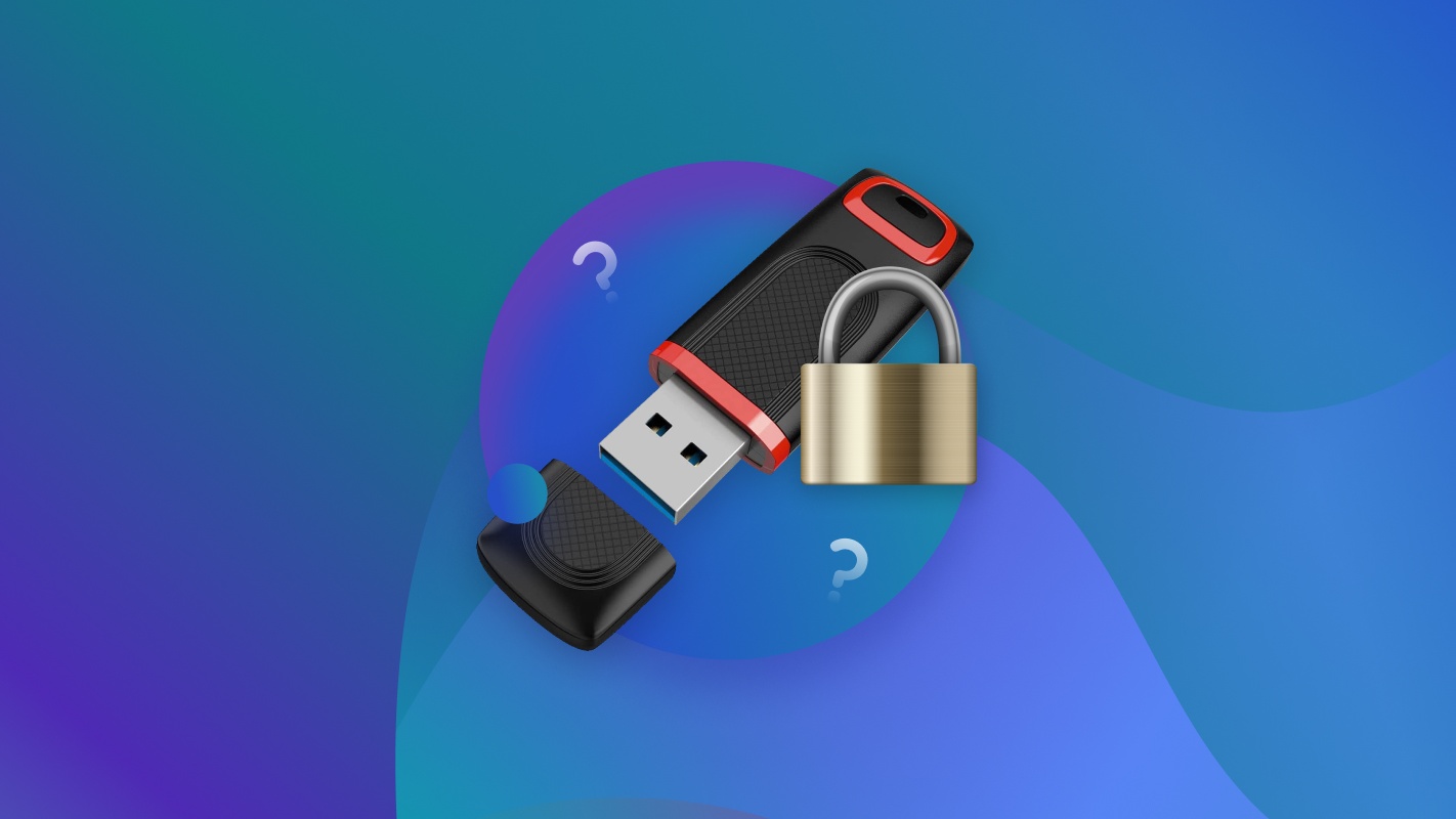 USB flash drive write protection