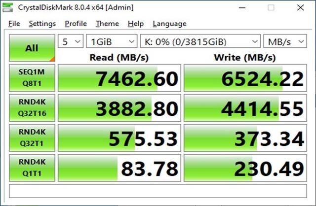 236层 3DTLC闪存! 江波龙FORESEE XP2300 4TB PCIe4.0 SSD评测