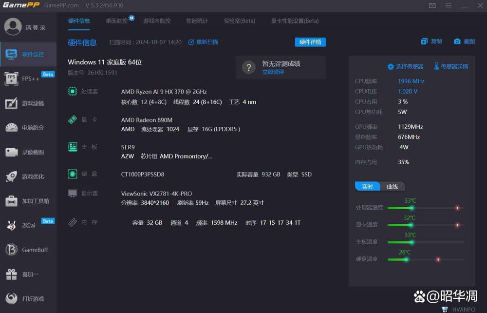 HX370核显890M! 零刻SER9迷你主机深度测评