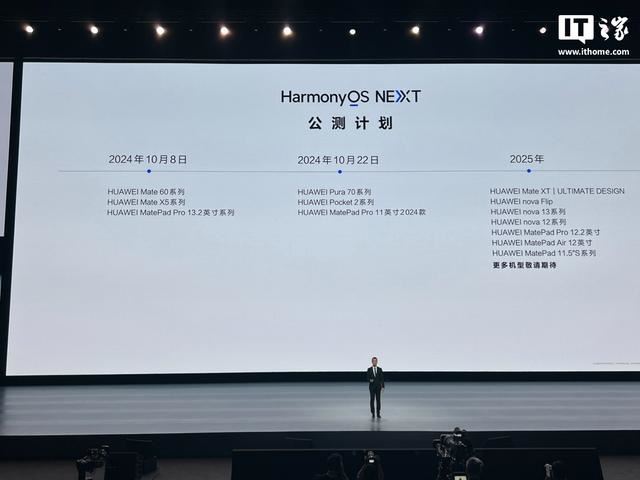 鸿蒙诞生以来最大升级! 华为原生鸿蒙 HarmonyOS NEXT 正式发布