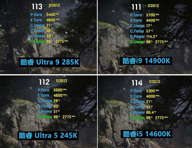 功耗大幅降低! Intel酷睿Ultra 9 285K & Ultra 5 245K全面测评