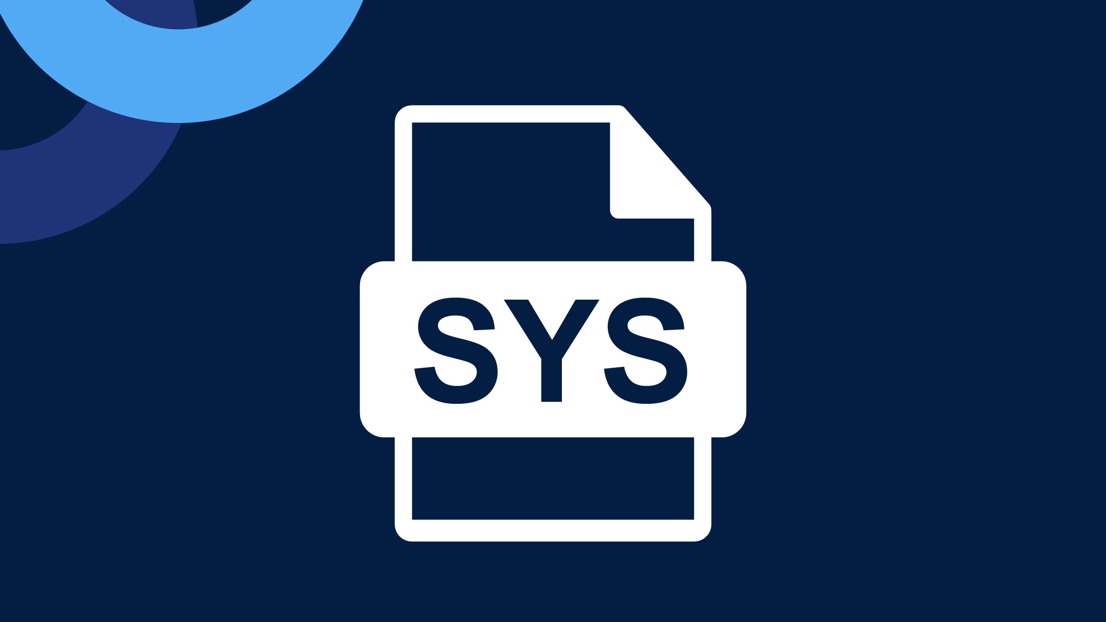 SYS 文件