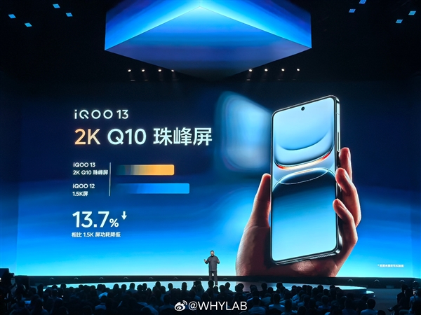 首发京东方2K Q10珠峰屏！iQOO 13正式发布：售价3999元起