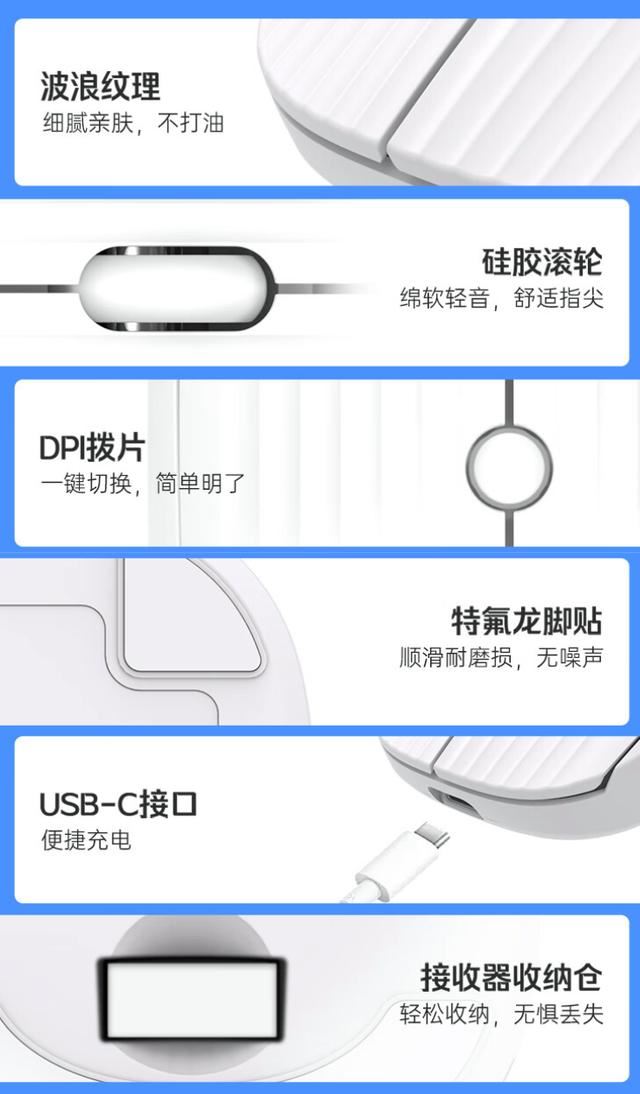 59元12天续航! 机械师M3 Air 双模办公鼠标开售