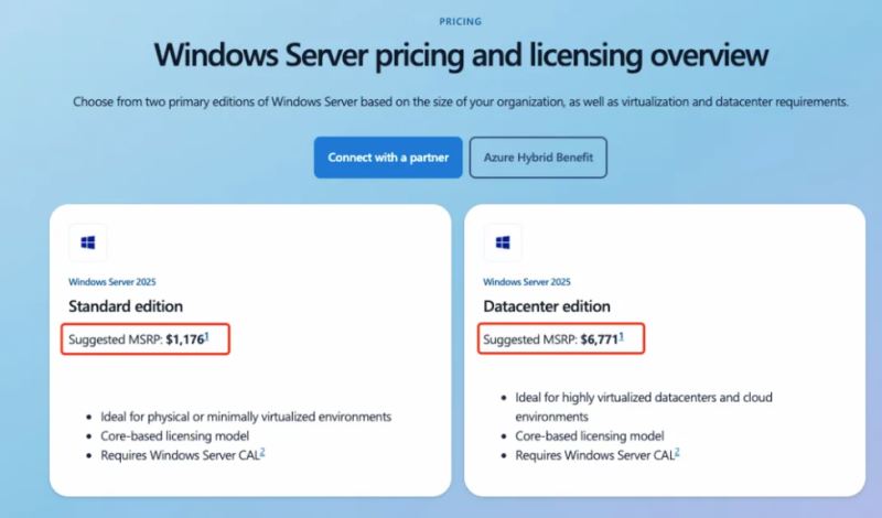 Windows Server 更新出乱：2022就地自动升级为2025