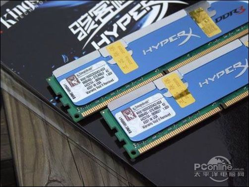 金士顿DDR3 1600 4G骇客神条套装(CL9)