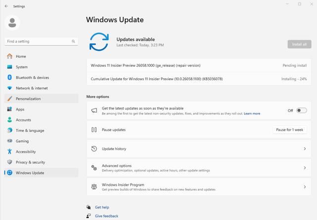 Win11新功能! Windows Update一键修复系统问题详解