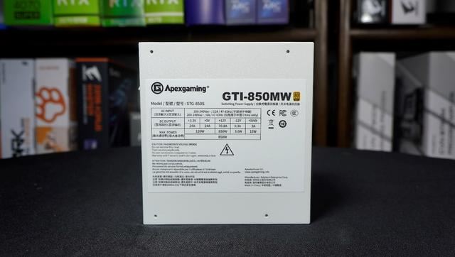 ATX 3.1小钢炮! 小机身艾湃电竞GTI-850MW电源拆拆解测评