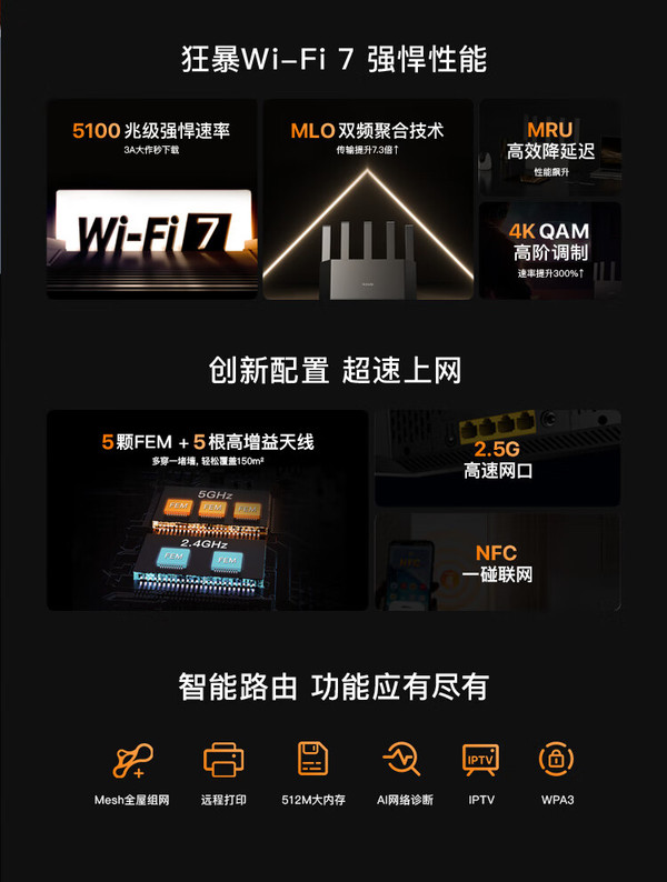 白菜价WiFi7路由器! 腾达云霄BE5100 BE6L Pro WiFi 7路由器拆机测评