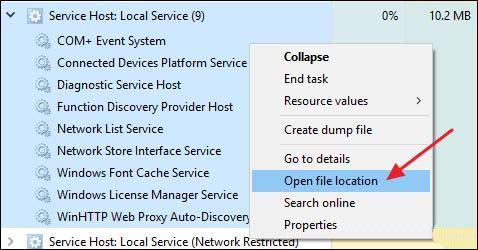 什么是服务主机进程svchost.exe? svchost占用内存过高的解决办法