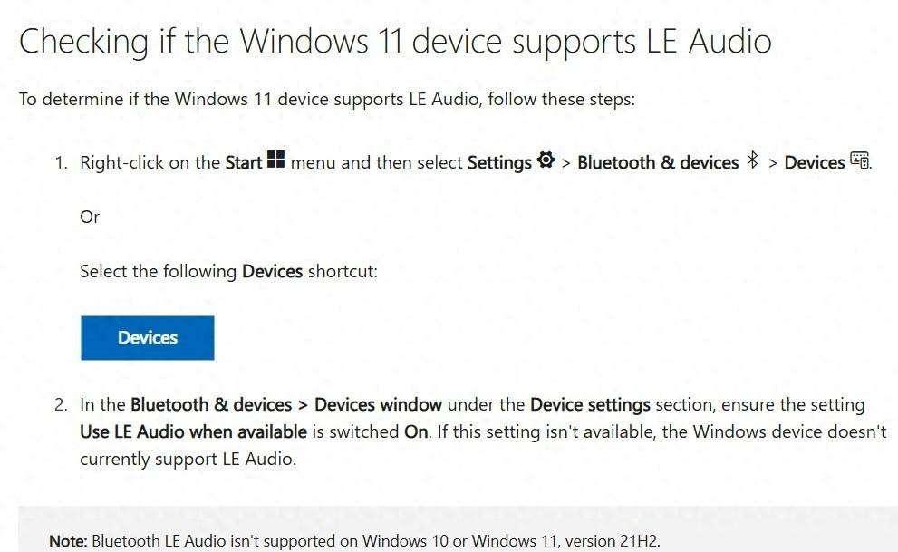 微软更新Win11蓝牙LE音频支持要求! 看看你的设备支持吗