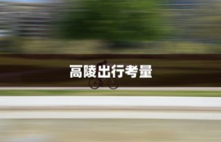 现实选择下的出行决策，骑电车前往高陵的多重考量