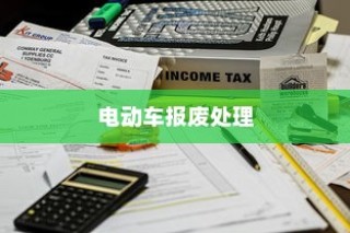 电动车报废处理的经济考量，能否获得经济补贴？