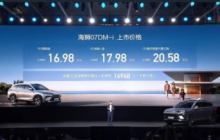 比亚迪最强奶爸车海狮07DM-i上市，价格亲民，最低售价达16.98万起