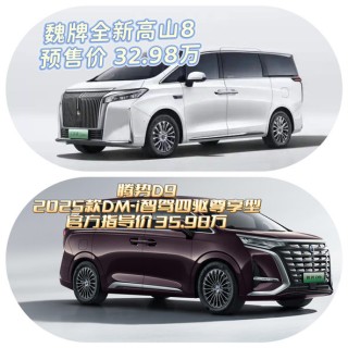 魏牌全新高山8与腾势D9 2025款，性价比之战，谁将更胜一筹？