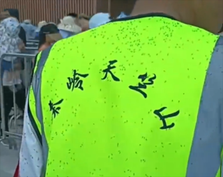 陕西景区出现大量虫子侵袭游客脖子，引发关注并紧急处理，天气原因待查