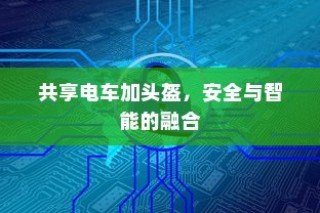 共享电车加头盔，安全与智能的完美结合