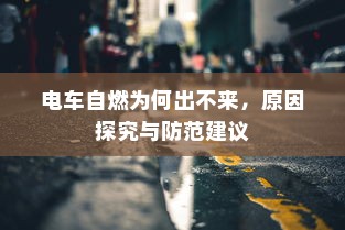 纯电车起火车型全面解析