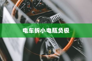 电车拆小电瓶负极的作用与意义解析