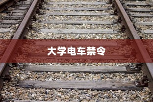 特定大学电车禁令，理解与探讨的视角